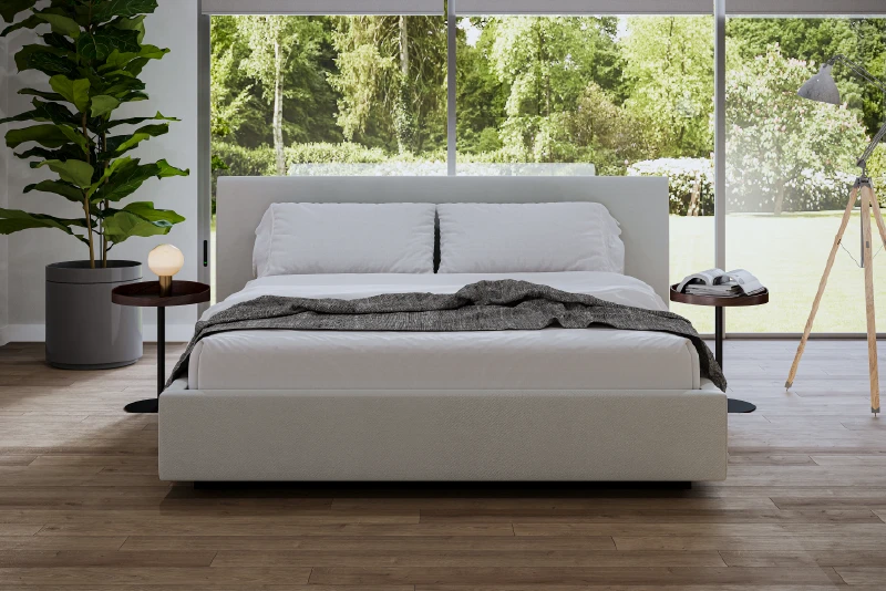 Design bed Roma met bedset N°5