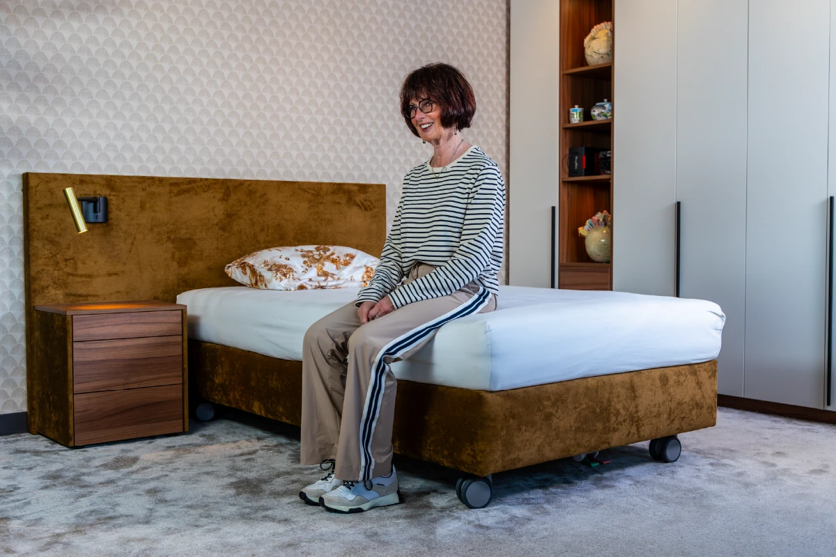 Hoog-laag bed op de juiste zithoogte