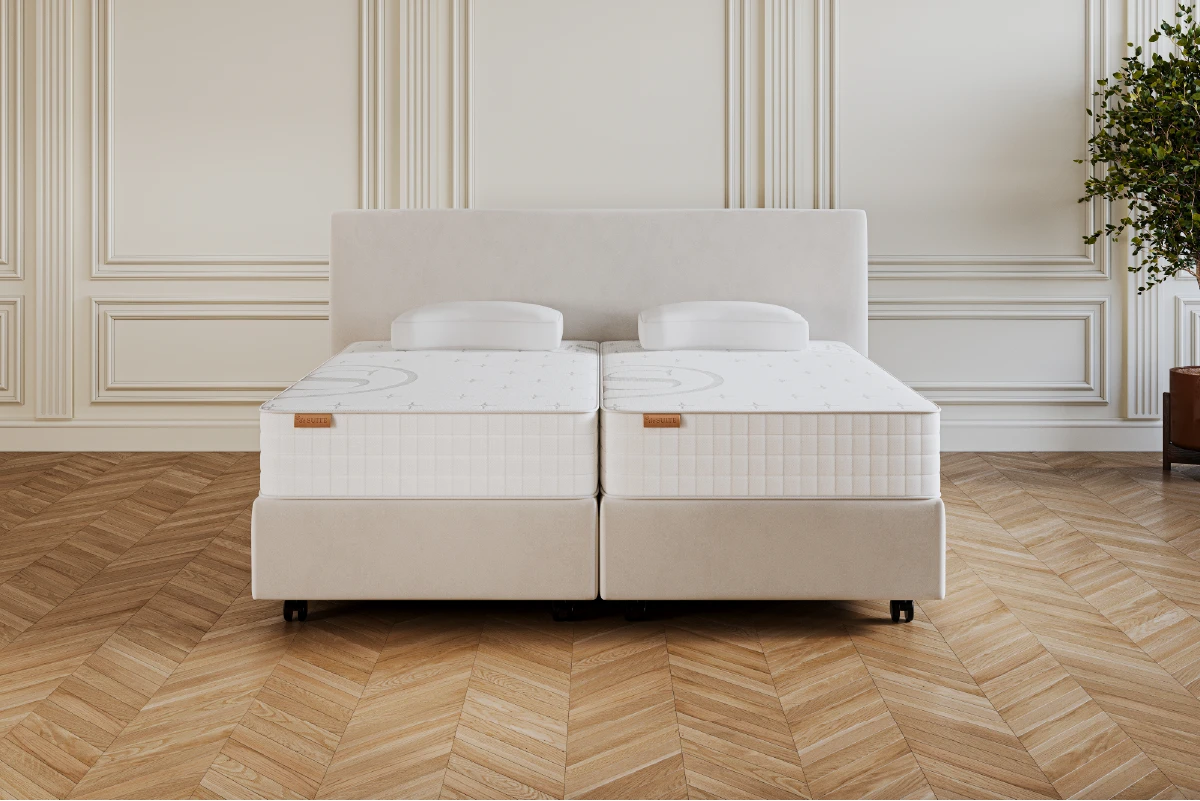 No.1 deelbare boxspring elektrisch verstelbaar