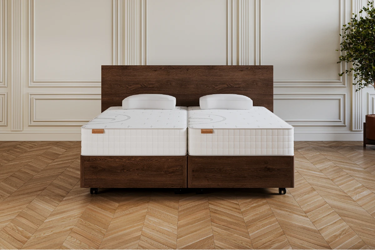 No.2 houten bed elektrisch verstelbaar