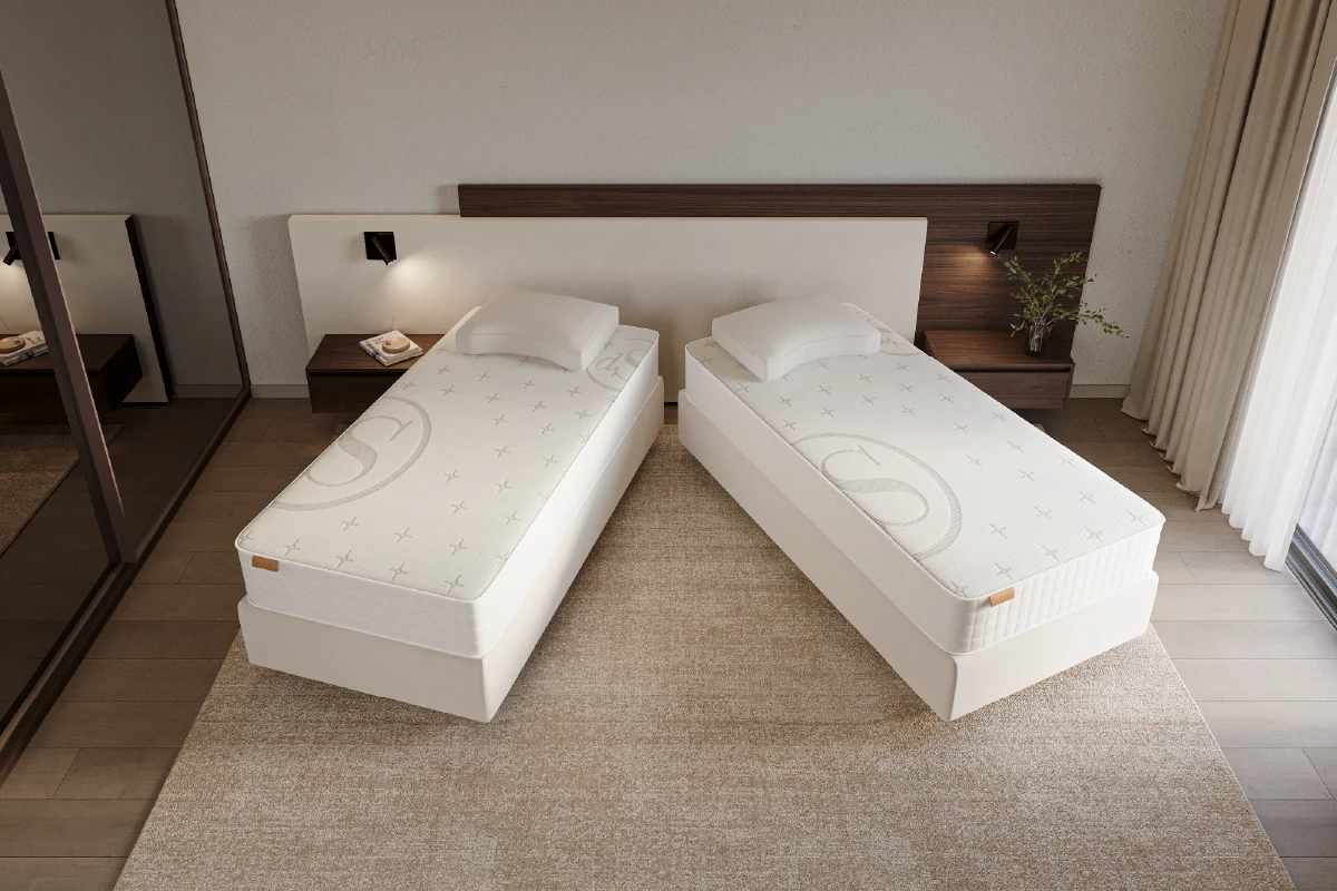 Duo Pezze als deelbaar bed