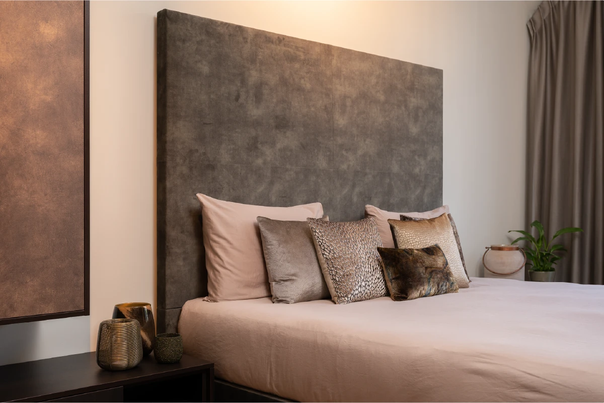 Hotel chique slaapkamer in oude fabriek