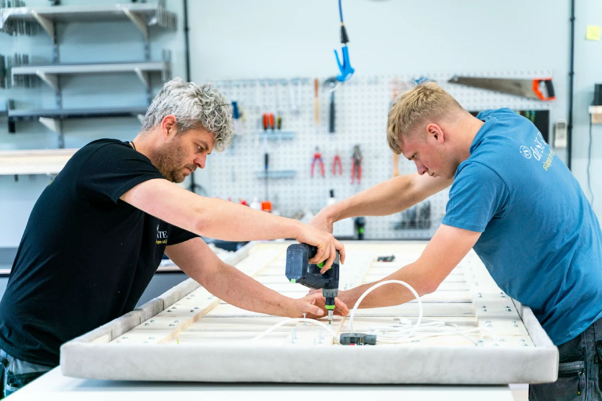 In de werkplaats van De Suite