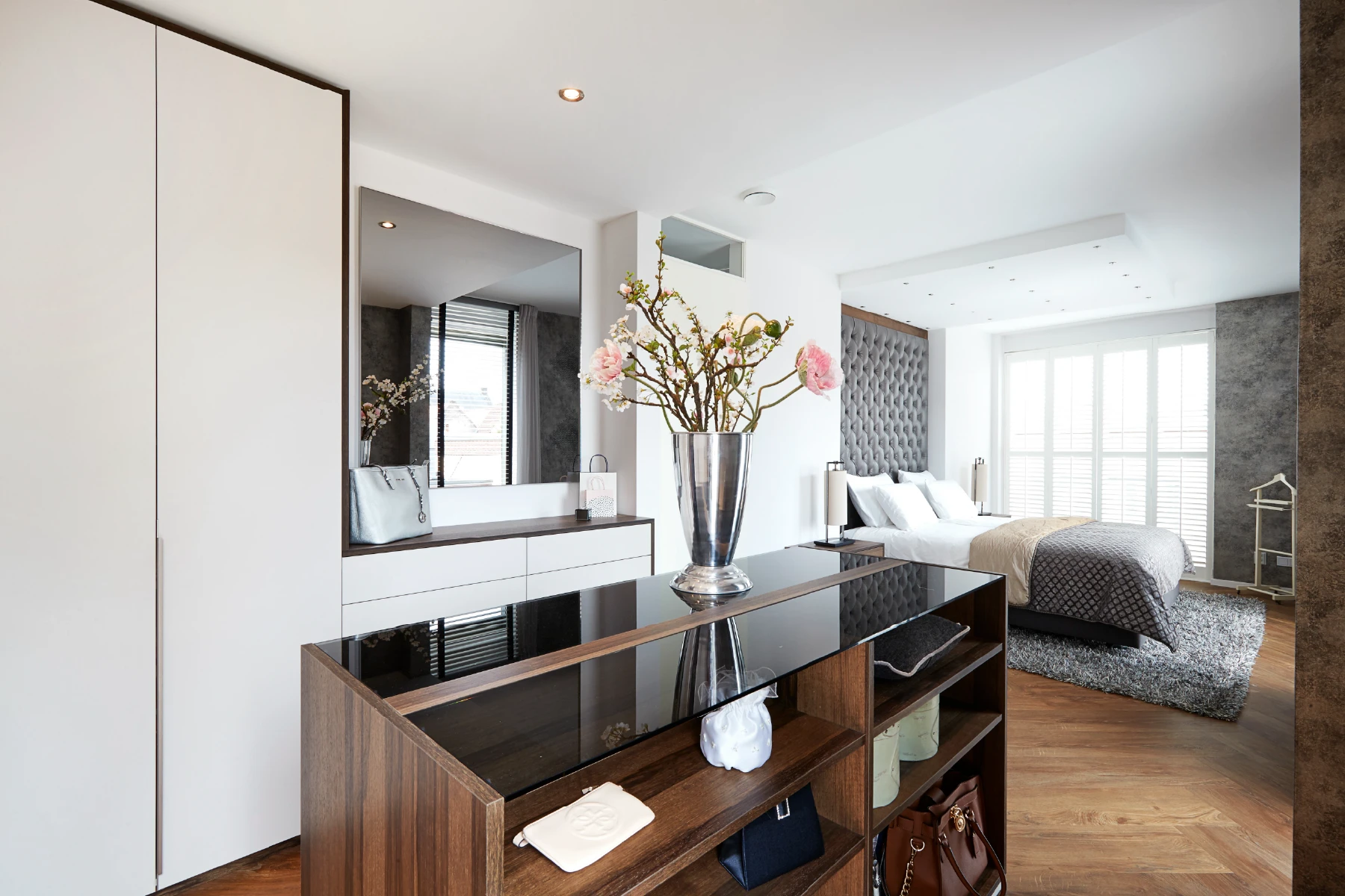 Luxe slaapkamer in hotelstijl