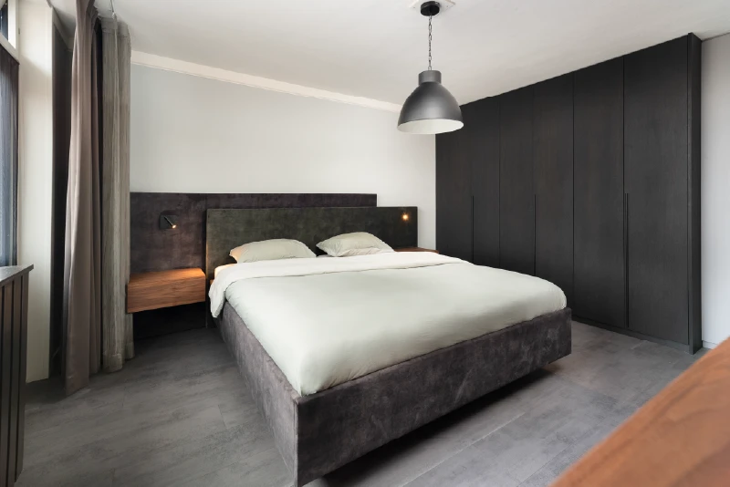 Moderne slaapkamer met Duo Pezze