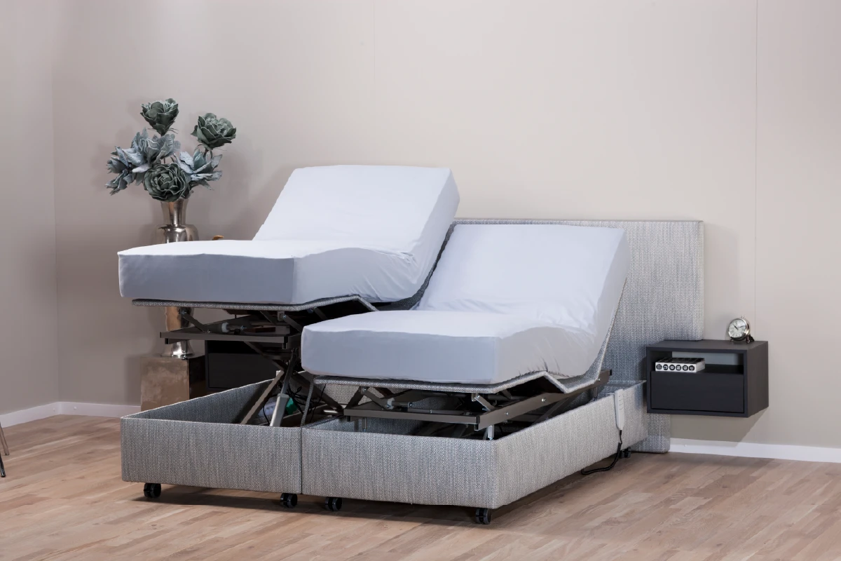 Senioren Boxspring Manifesto in hoog-laag uitvoering