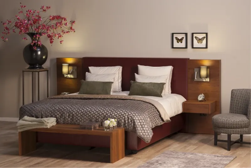 Seniorenbed Durante met houten wangen
